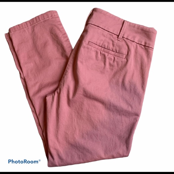 Loft Modern Roll Cuff Chino Pants 